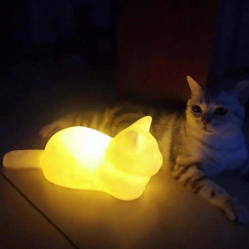 Lampe Veilleuse Chat Rêveur 2