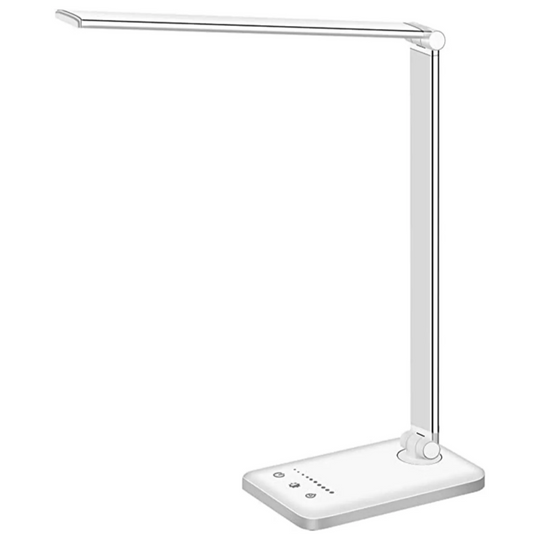 Lampe de Bureau LED Design Moderne avec Port de Chargement USB 2
