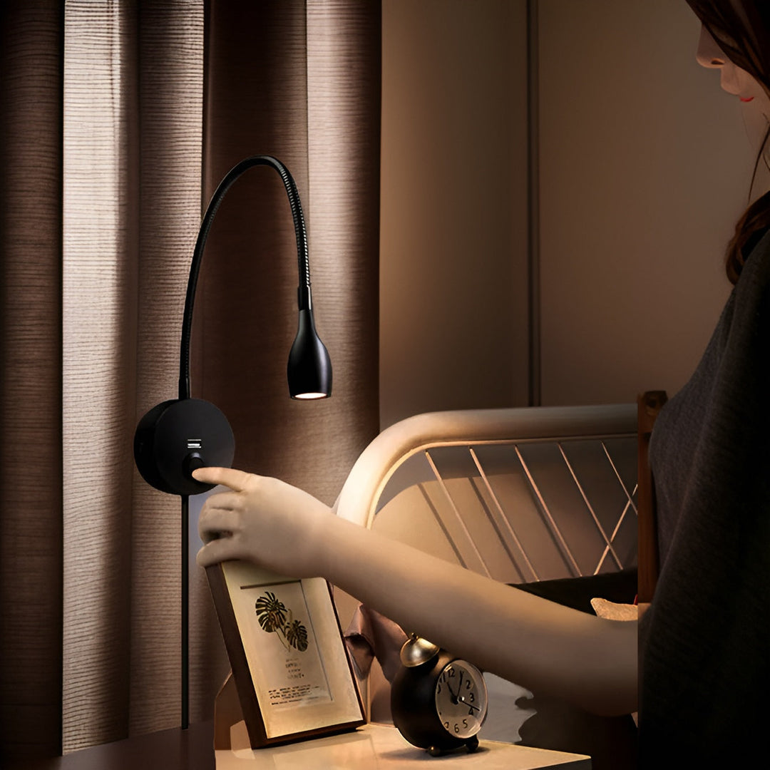 Lampe de Lecture Flexible avec Port USB pour Lire au Lit et Bureau 0