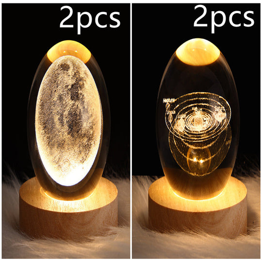 Lampe de Nuit 3D Galaxie LED pour Décoration Intérieure 48