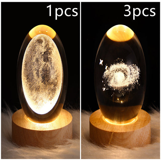 Lampe de Nuit 3D Galaxie LED pour Décoration Intérieure 55