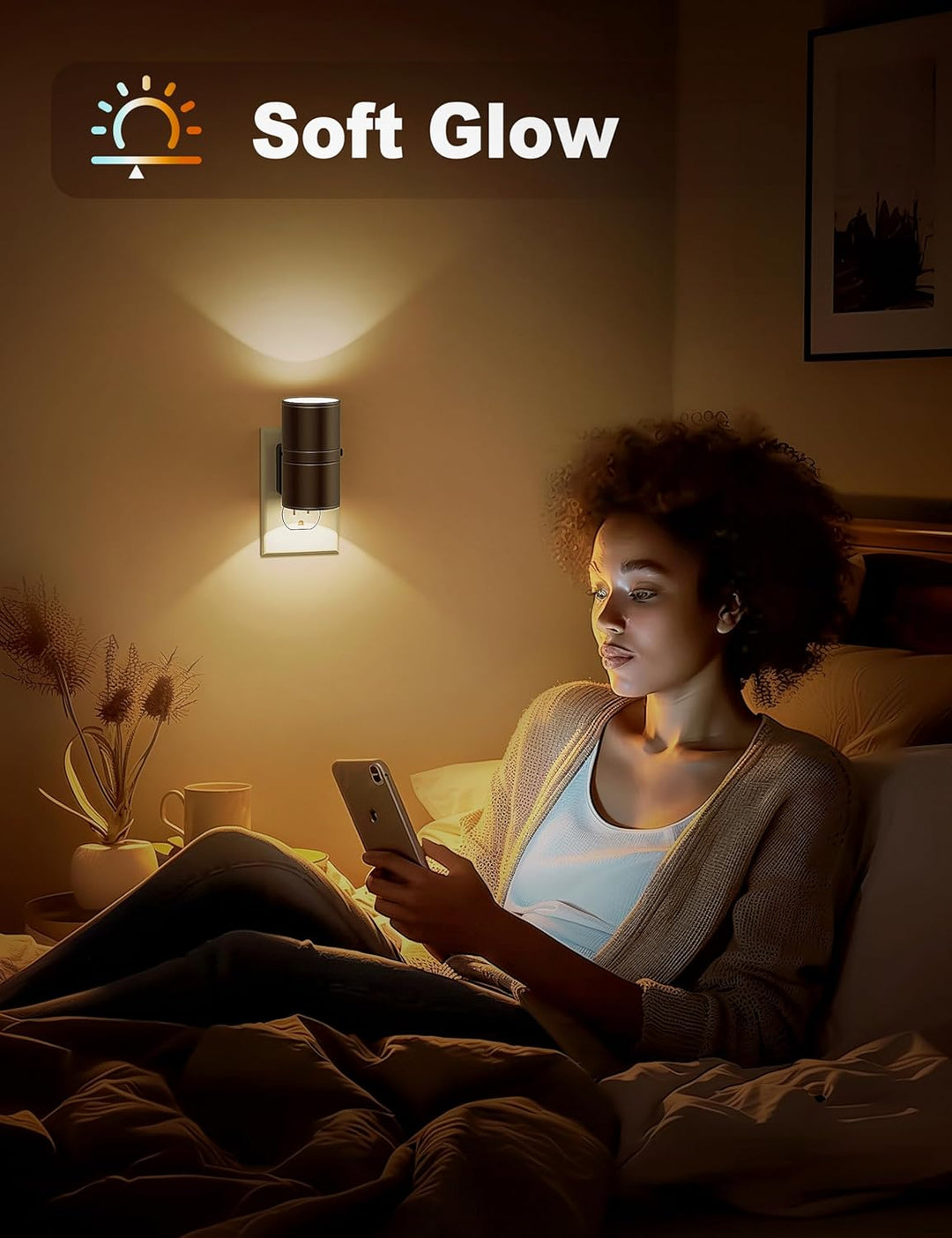 Lampe de Nuit LED Dimmable pour Chambres et Couloirs 5