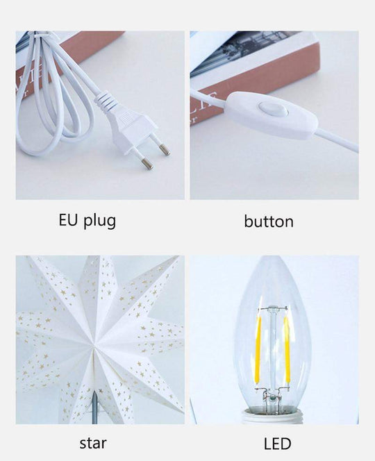 Lampe de Table Étoile LED Design 8