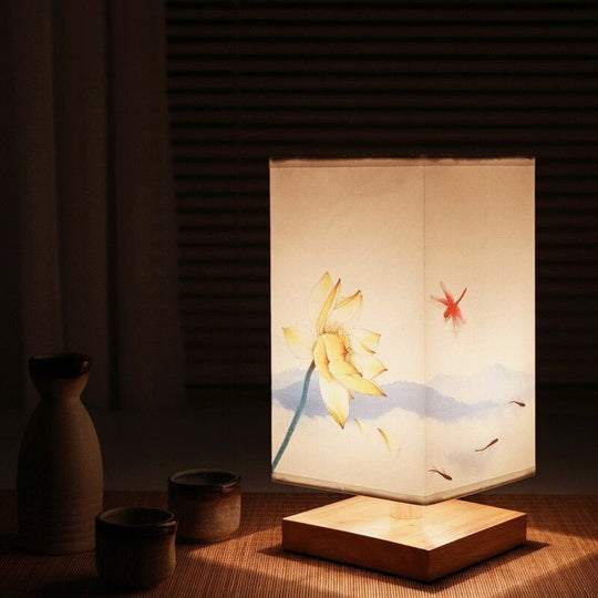 Lampe de Table Scandinave Design Japonais Apaisant 7