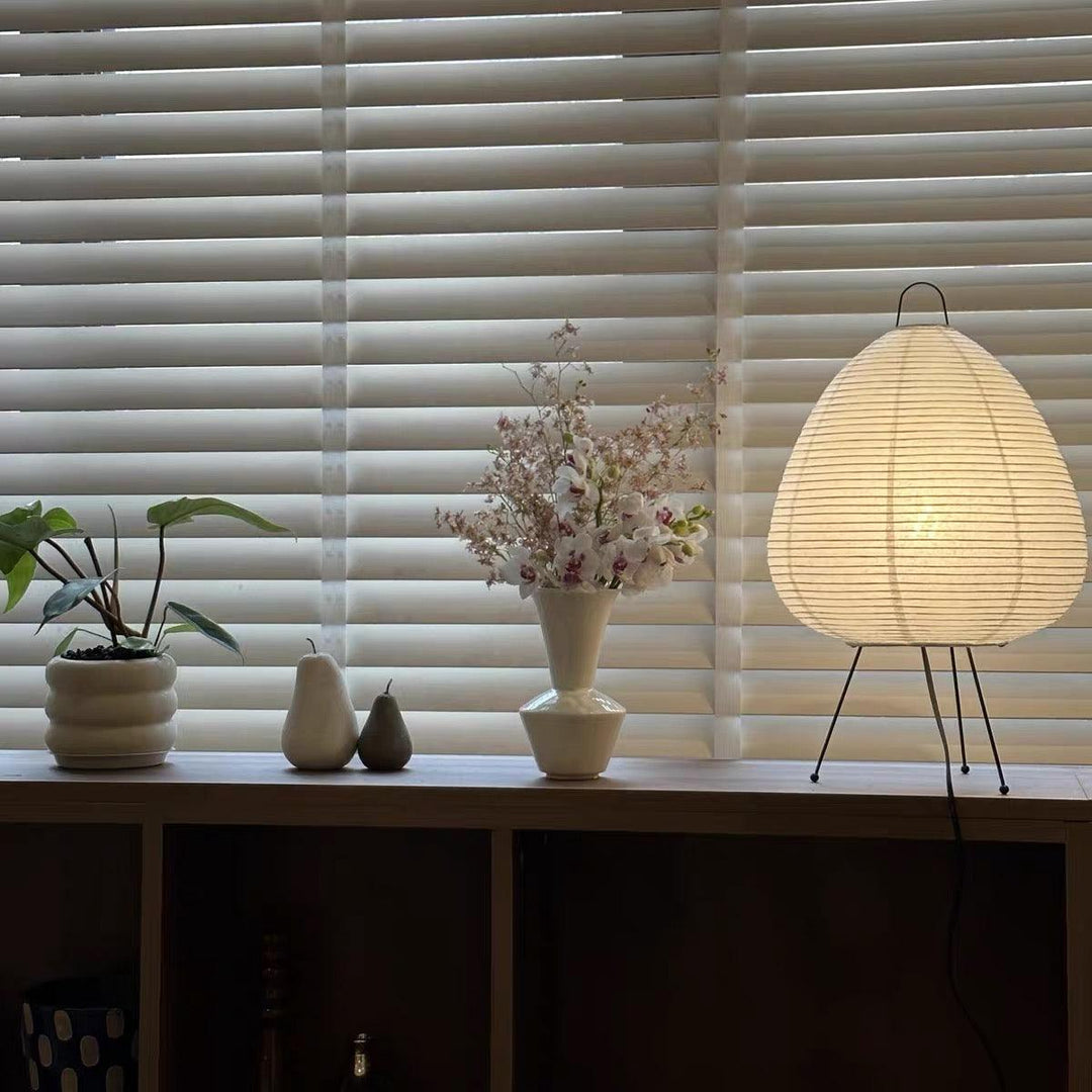 Lampe en papier d'inspiration japonaise 5