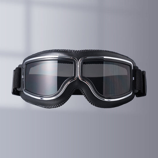 Lunettes de Moto Vintage Style Pilote 18