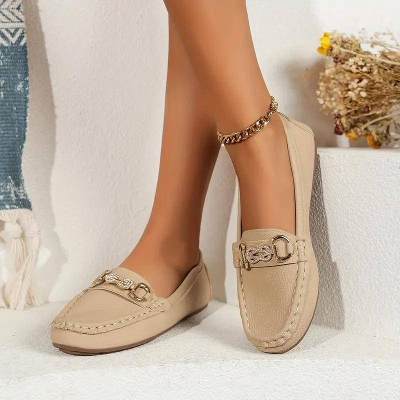 Mocassins pour Femmes Cuir Classiques Slip-On 2