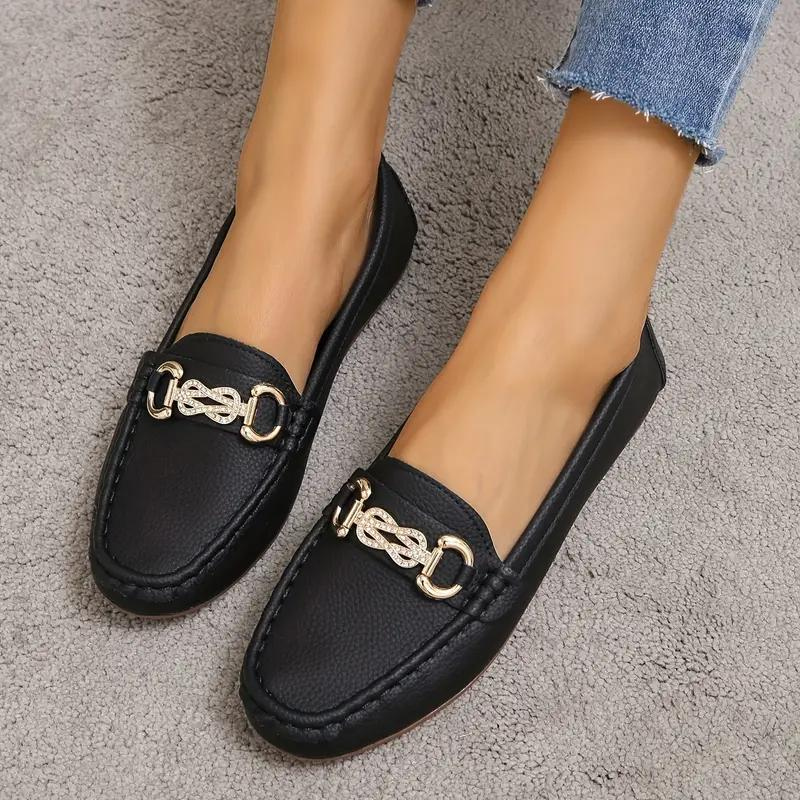 Mocassins pour Femmes Cuir Classiques Slip-On 3