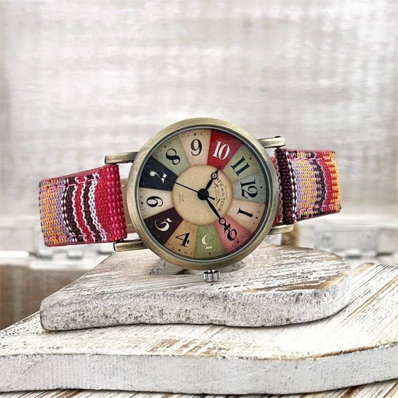 Montre Femme Design Tressé Élégant 4
