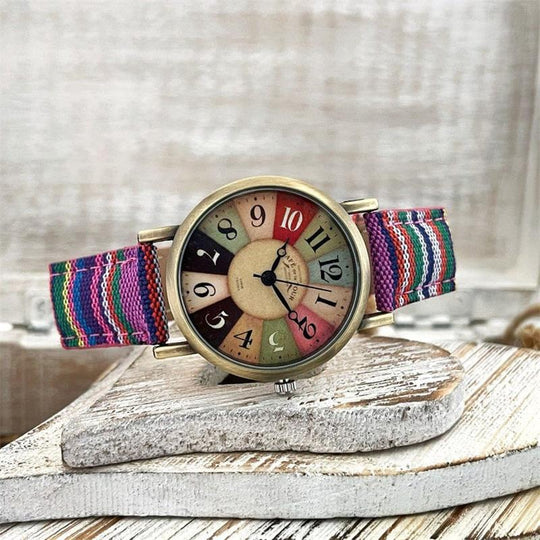Montre Femme Design Tressé Élégant 5