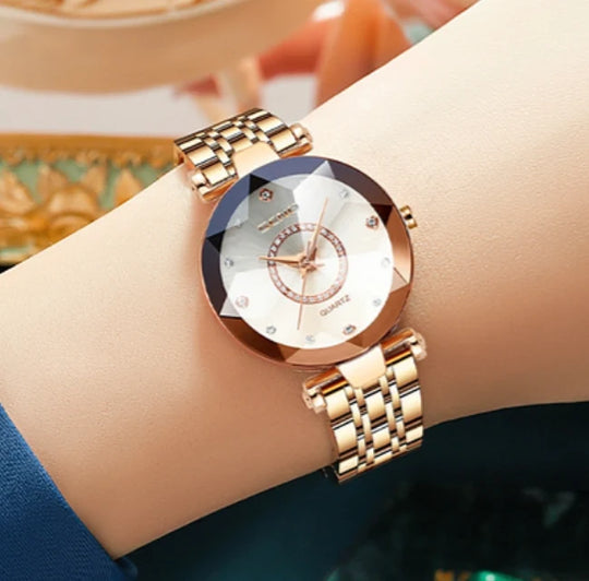 Montre Femme Luxe Design Raffiné avec Cadran Dégradé 2