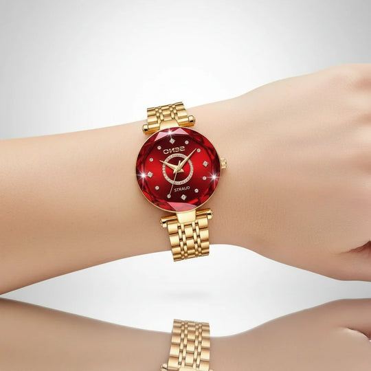 Montre Femme Luxe Design Raffiné avec Cadran Dégradé 3