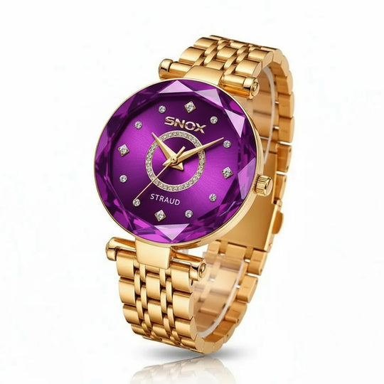Montre Femme Luxe Design Raffiné avec Cadran Dégradé 5