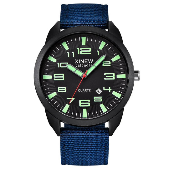 Montre Unisexe à Quartz avec Cadran Lumineux 4