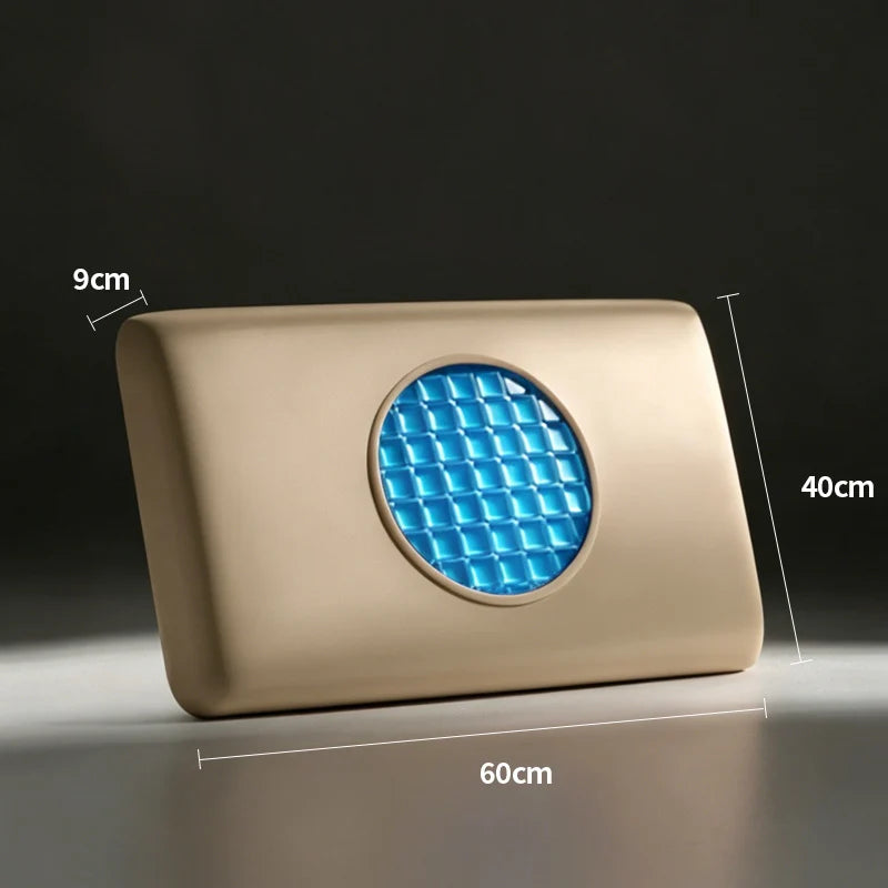 Oreiller Ergonomique Mousse à Mémoire de Forme avec Effet Rafraîchissant 0