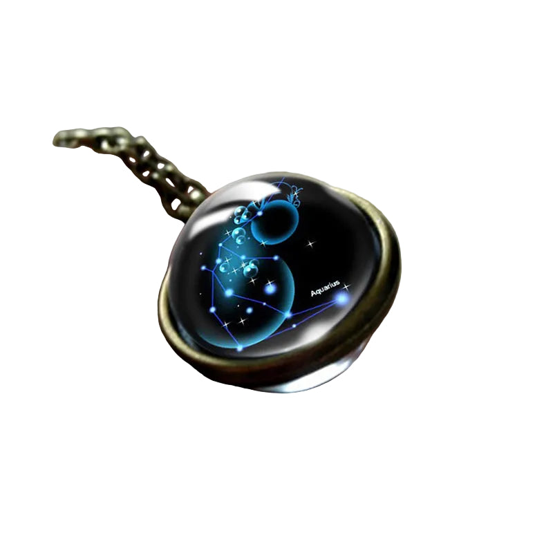 Pendentif Zodiaque en Verre 12 Signes 0