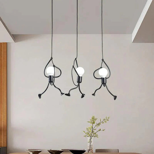 Plafonnier Créatif Design Stick Man 1