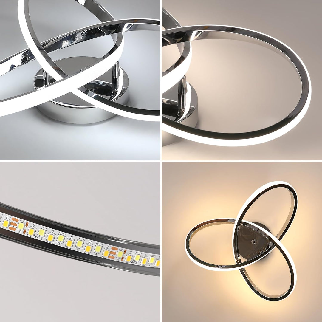 Plafonnier LED Moderne Design Floral 1