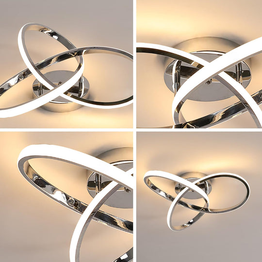 Plafonnier LED Moderne Design Floral 2