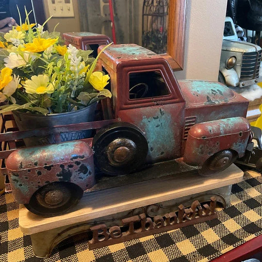 Planteur de camion de ferme rustique 3