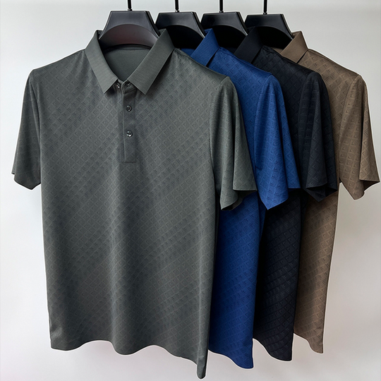 Polo pour hommes en Nanosilk, design classique, ajustement sur mesure 3