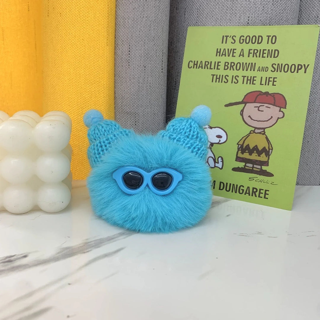 Porte-clés en peluche animalier ludique pour accessoires quotidiens 15