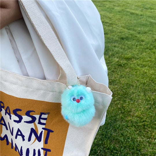 Porte-clés en peluche animalier ludique pour accessoires quotidiens 5
