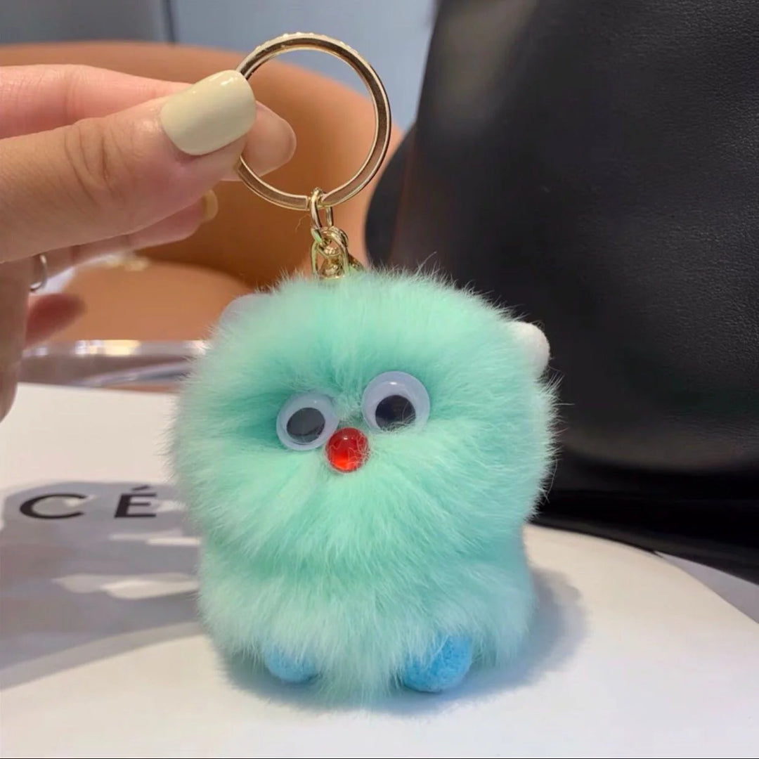 Porte-clés en peluche animalier ludique pour accessoires quotidiens 6