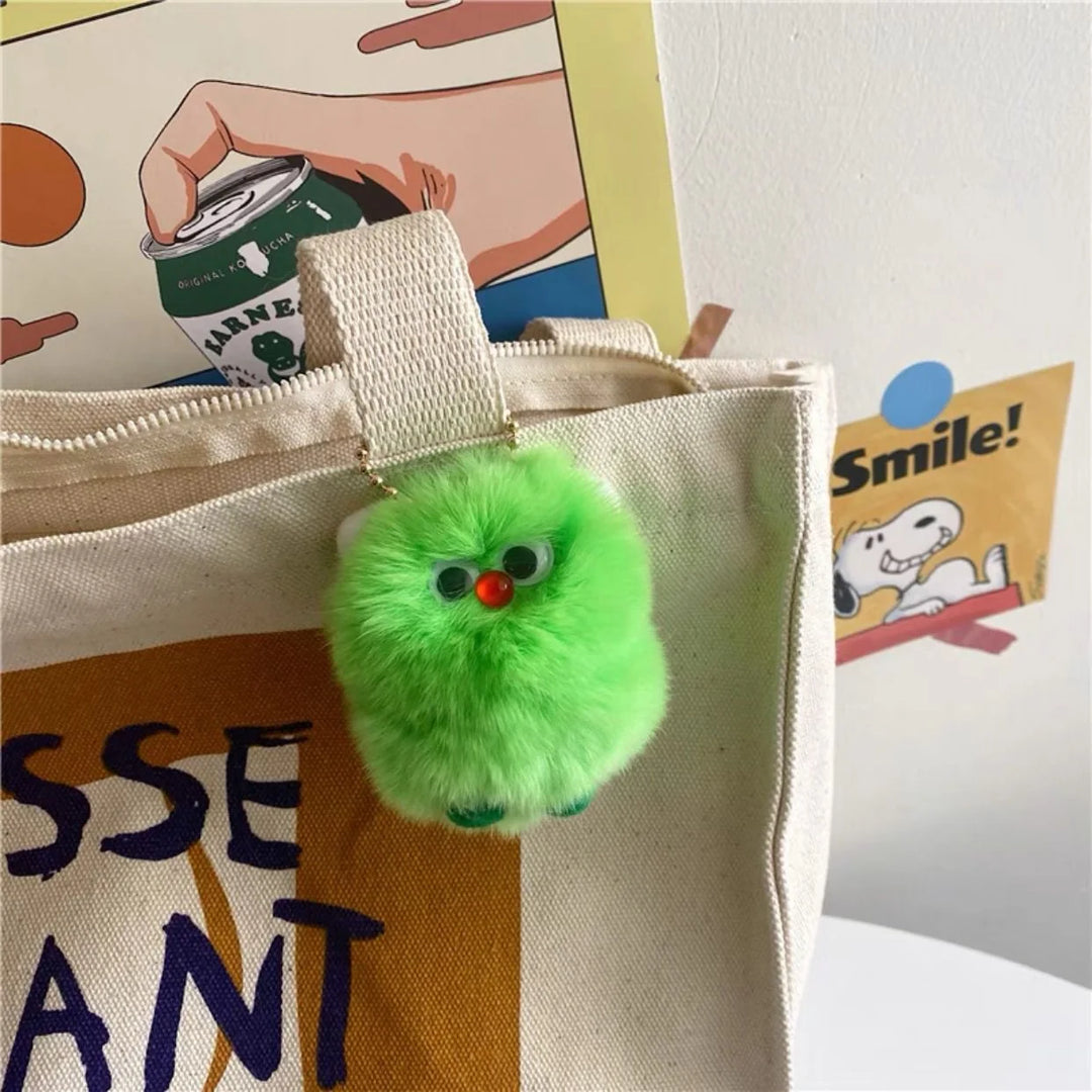 Porte-clés en peluche animalier ludique pour accessoires quotidiens 8