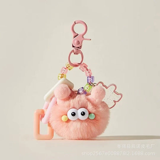 Porte-clés en peluche ludique pour femme et homme 6