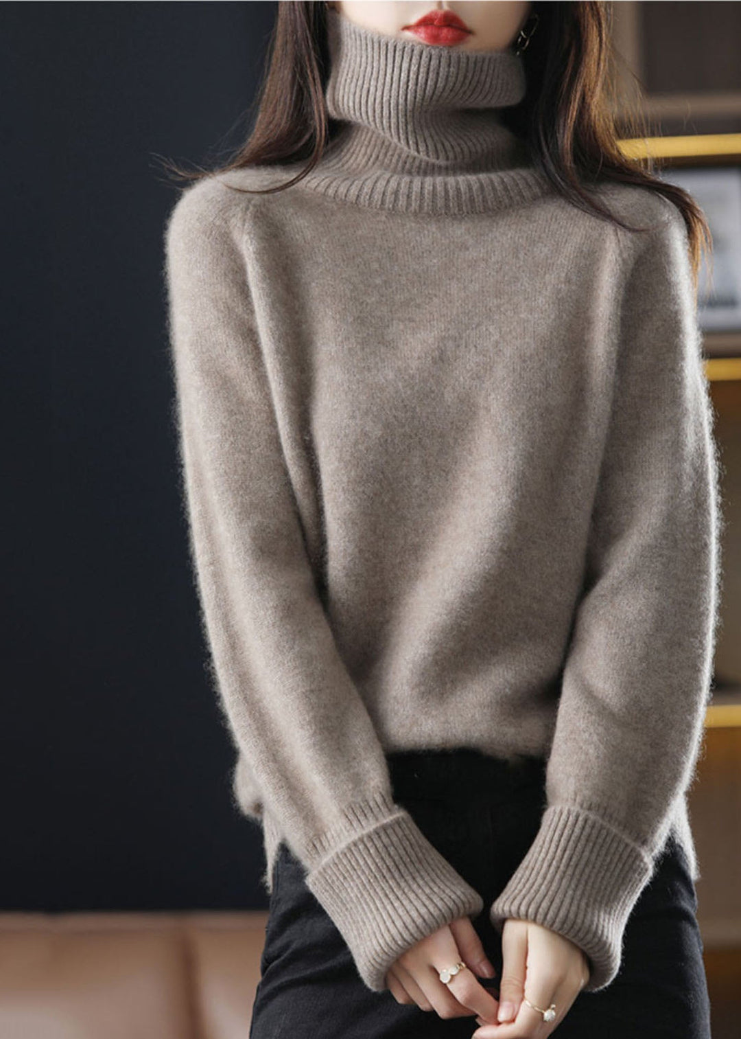 Pull Haut Femme Col Montant 3
