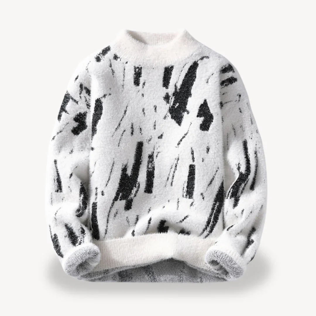 Pull Homme Décontracté Motif Vache Original 3