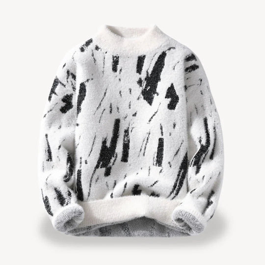 Pull Homme Décontracté Motif Vache Original 3