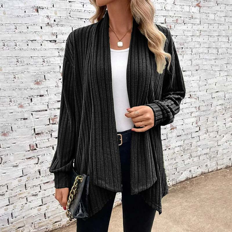 Pull en Tricot Rayé pour Femmes 8