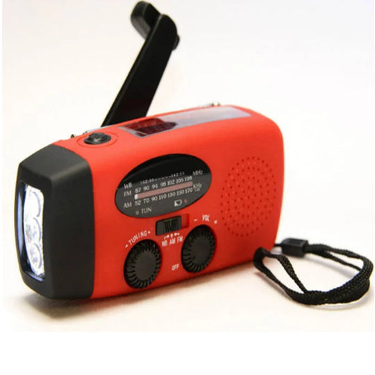 Radio d'Urgence Multifonctionnelle Portable avec Powerbank et Lampe Torche 1