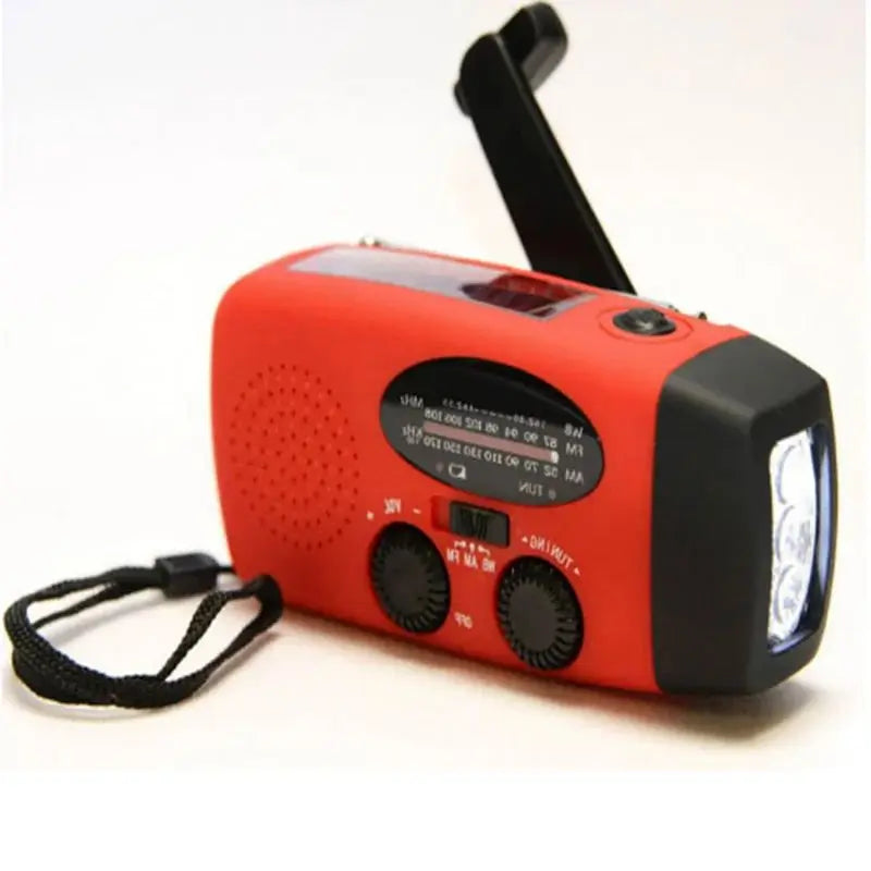 Radio d'Urgence Multifonctionnelle Portable avec Powerbank et Lampe Torche 4