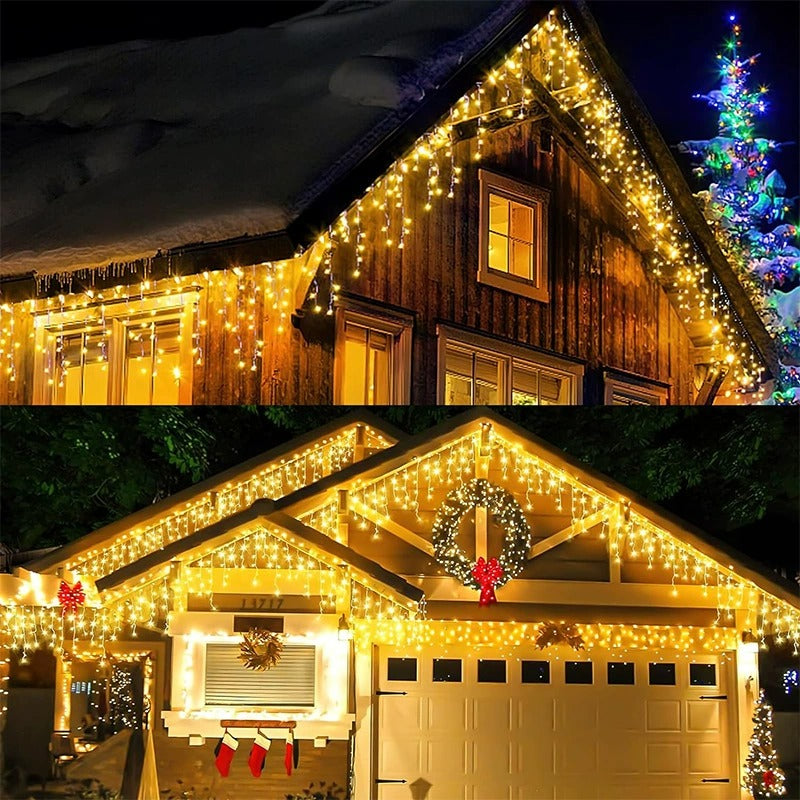 Rideau Lumineux Noël LED Résistant aux Intempéries 4M à 32M 0