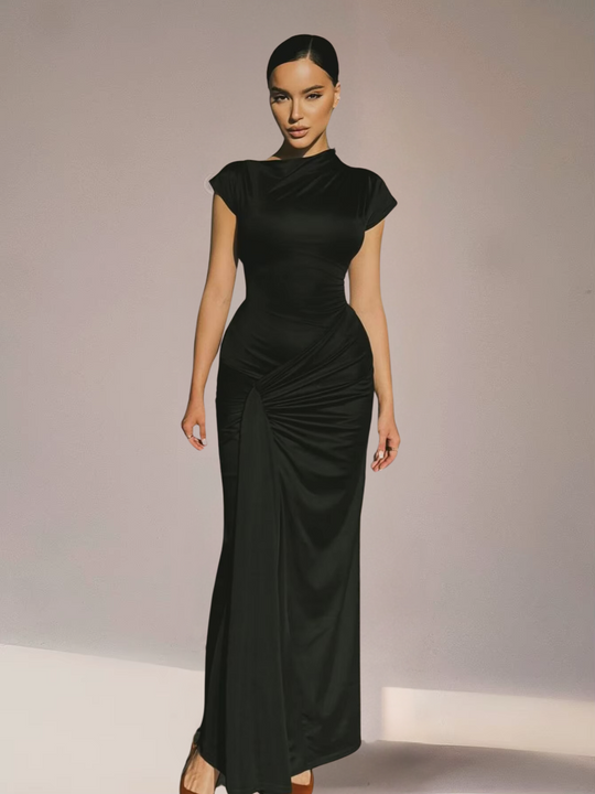 Robe Maxi Femme Ajustable en Polyester 9