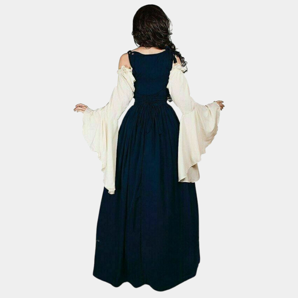 Robe Médiévale Femme Classique Longue pour Costume Moyen Âge 1