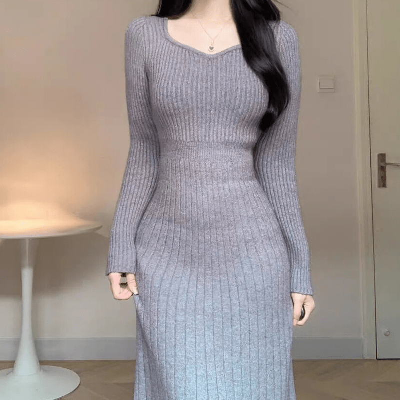 Robe Mi-Longue Tendance Femme en Coton 4