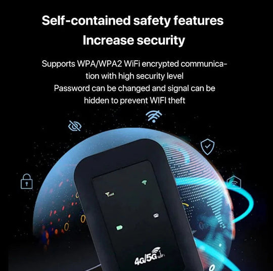 Routeur Wifi Portable 5G Compact pour Voyage et Travail à Distance 2