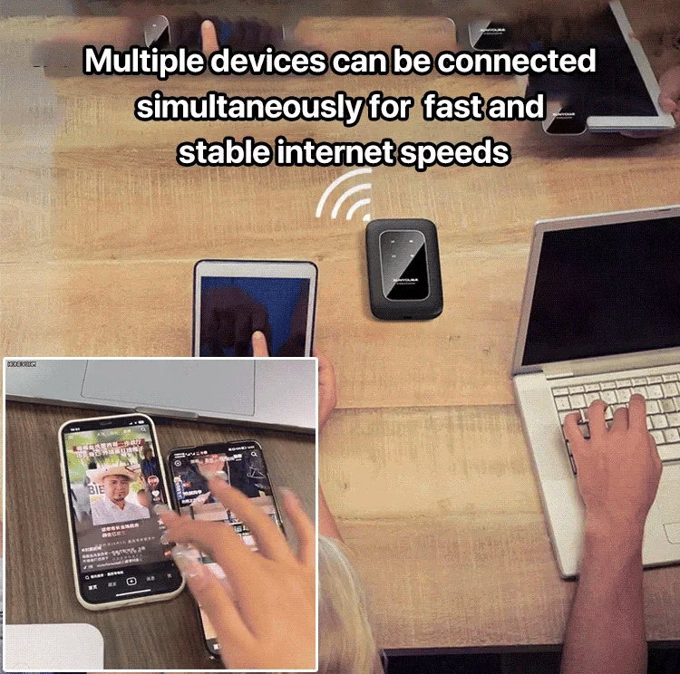 Routeur Wifi Portable 5G Compact pour Voyage et Travail à Distance 5