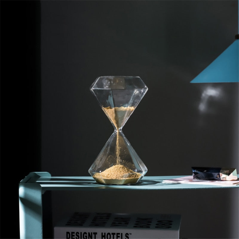 Sablier Déco Géométrique Moderne pour Mesurer le Temps 3