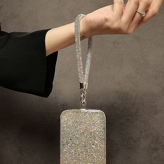 Sac Bandoulière Femme Ornée de Strass Style Tendance 3