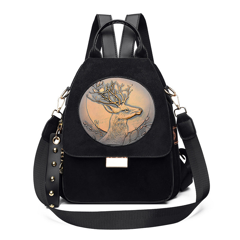 Sac à dos artistique relief pour femme 0