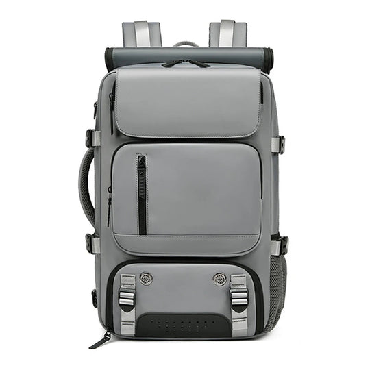 Sac à dos de voyage imperméable avec port USB et compartiment à chaussures 13