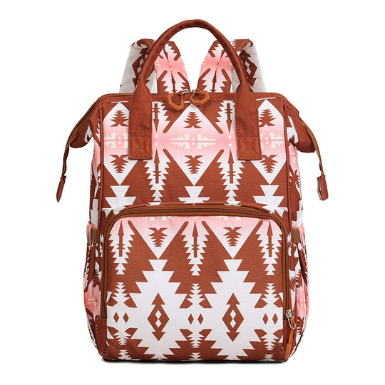 Sac à dos de voyage unisexe à motifs géométriques moderne 3