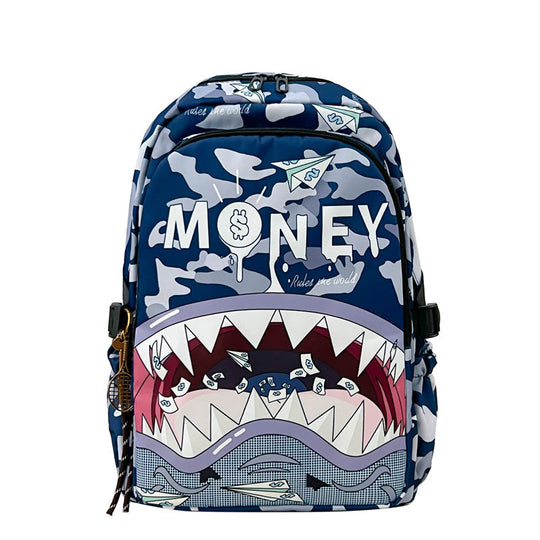 Sac à dos enfant motif requin ludique 2