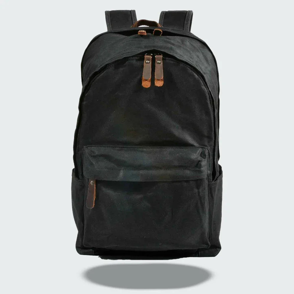 Sac à dos pour hommes en toile imperméable au style vintage 1