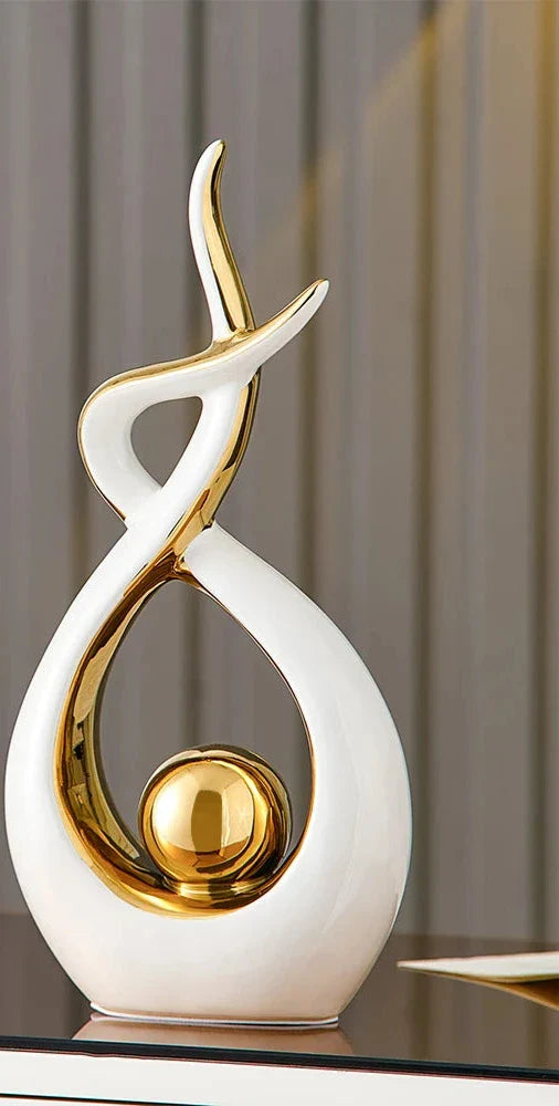 Sculpture d'art abstraite moderne 12